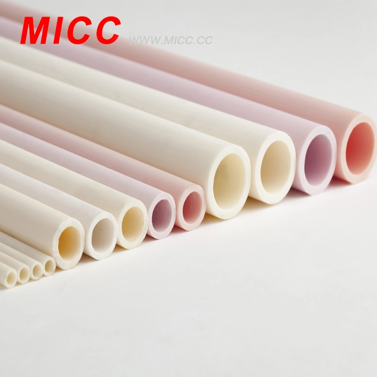 Micc High Temperature Industrial Al2O3 99.5% 95% High Purity Ceramic Protection Tube