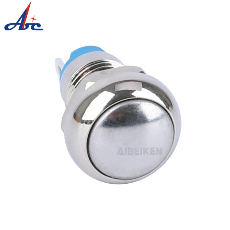 Mini Push Button Switch Momentary 8mm Domed Head 1no with 2pin Terminals Mini Push Button Switch Waterproof IP65