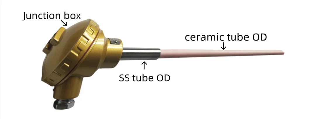 S Type Thermocouple Temperature Sensor for Measuring High Temperature