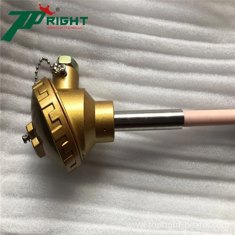 Industrial Type S Thermocouple with Adjustable Compression Fitting Assemblies