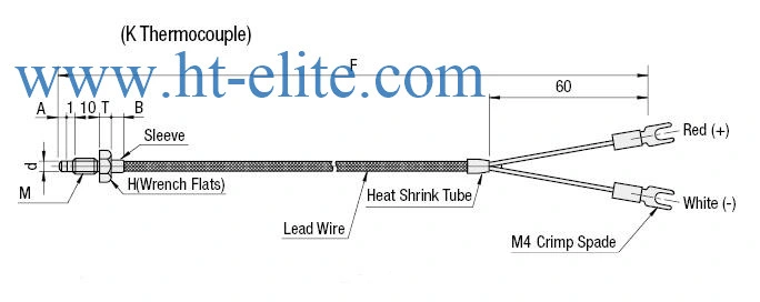 High Accuracy Temperature Sensor Thermocouples