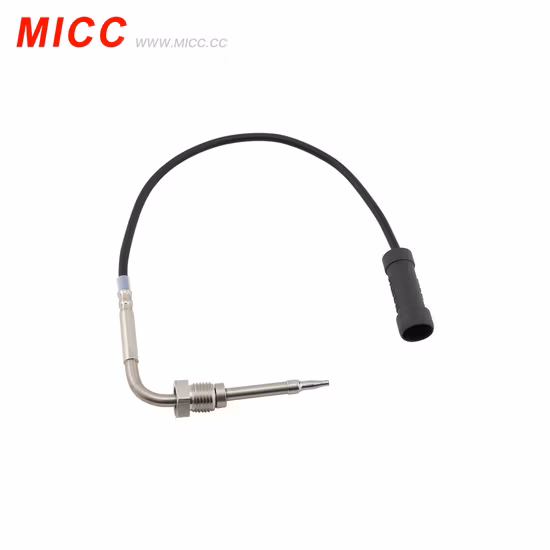 Flexibilidade Alta resistência à pressão Tipo K Parafuso Termopar Cabo Mi Termopar blindado Wrnk-191 Sonda de sensor de temperatura PT100/J/T/E/N